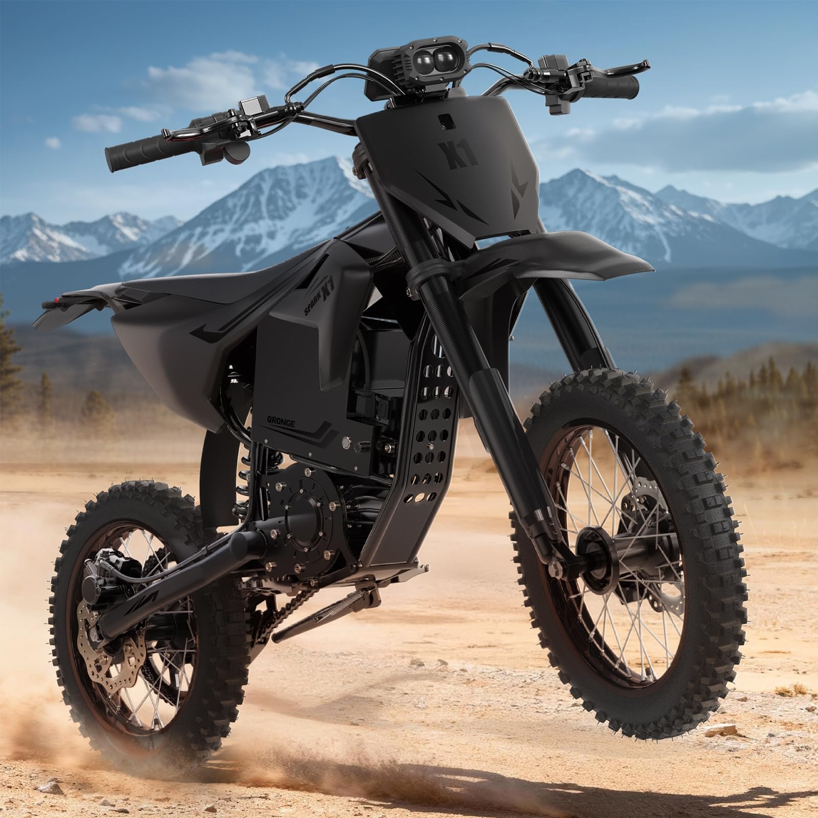 Amazon.com: QRONGE X1 Spark Electric Dirt Bike, 4500W Peak&Up to
